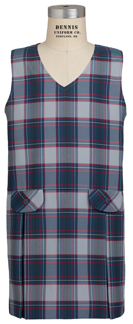 V-Neck Drop Waist Jumper