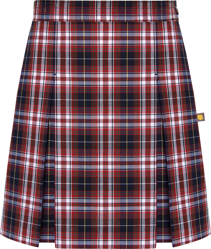 Stitched-Down Kick Pleat Skirt