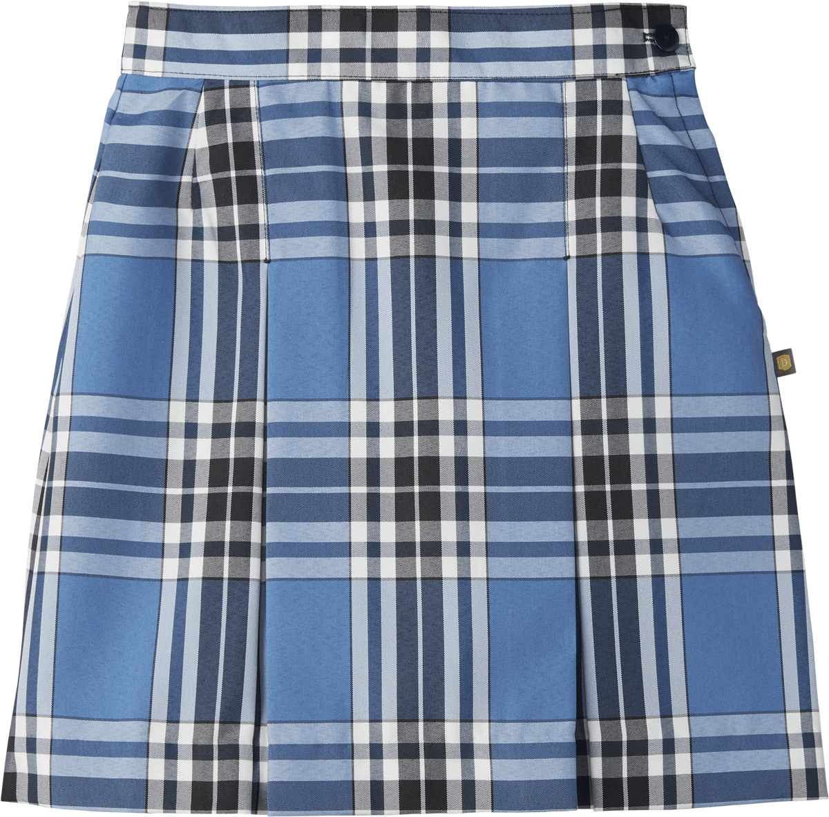 Stitched-Down Kick Pleat Skirt