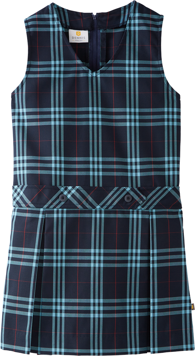 V-Neck Drop Waist Jumper