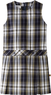 Jewel Neck Drop Waist Jumper