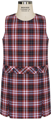 Jewel Neck Drop Waist Jumper