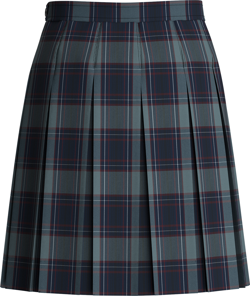 Stitched-Down Box Pleat Skirt