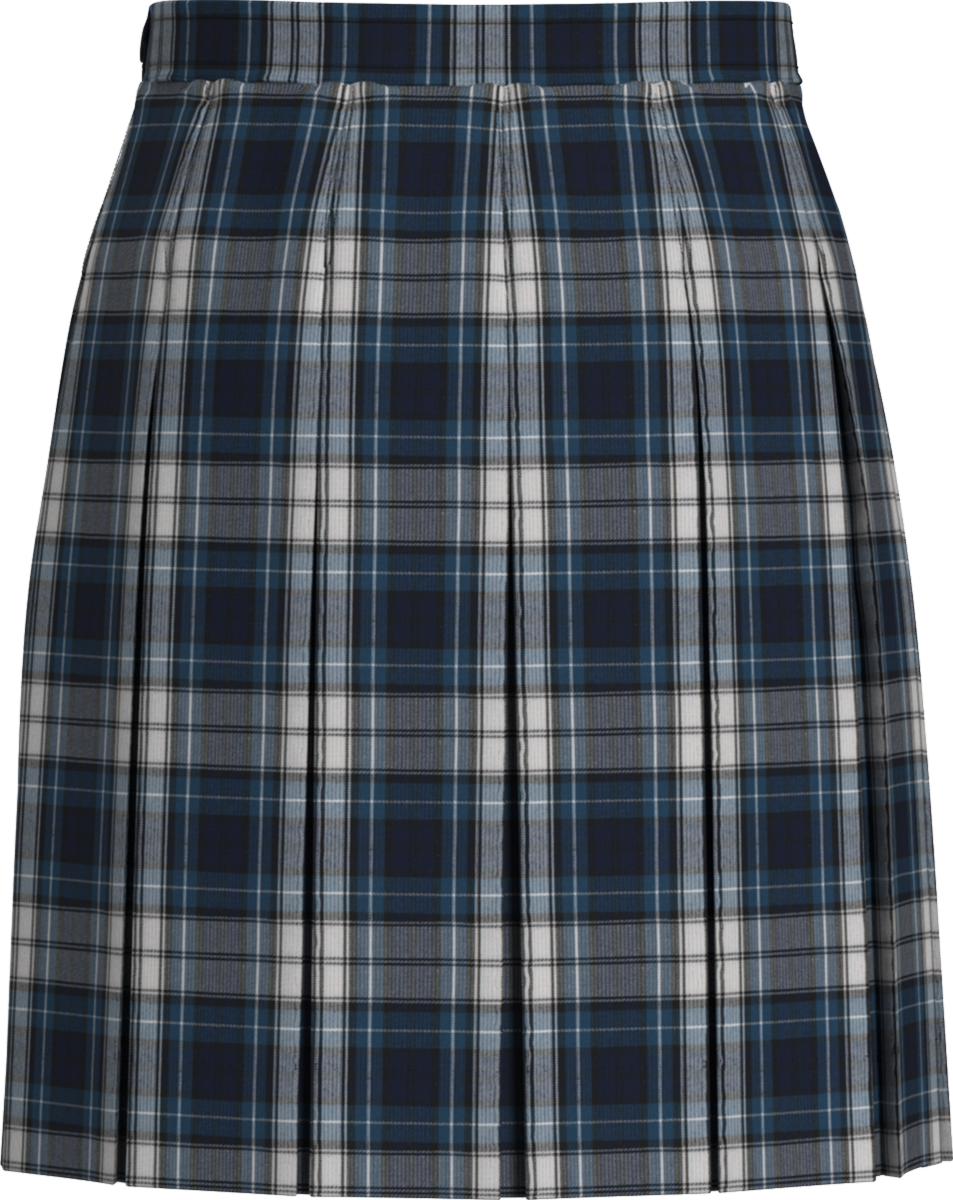 Stitched-Down Box Pleat Skirt