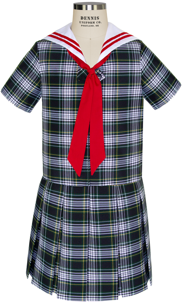Zip Front Sailor Dress – DENNIS Uniform Liquidation Sale