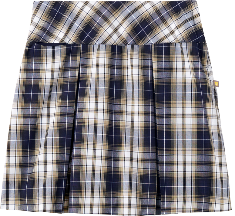 Drop Yoke Kick Pleat Skort