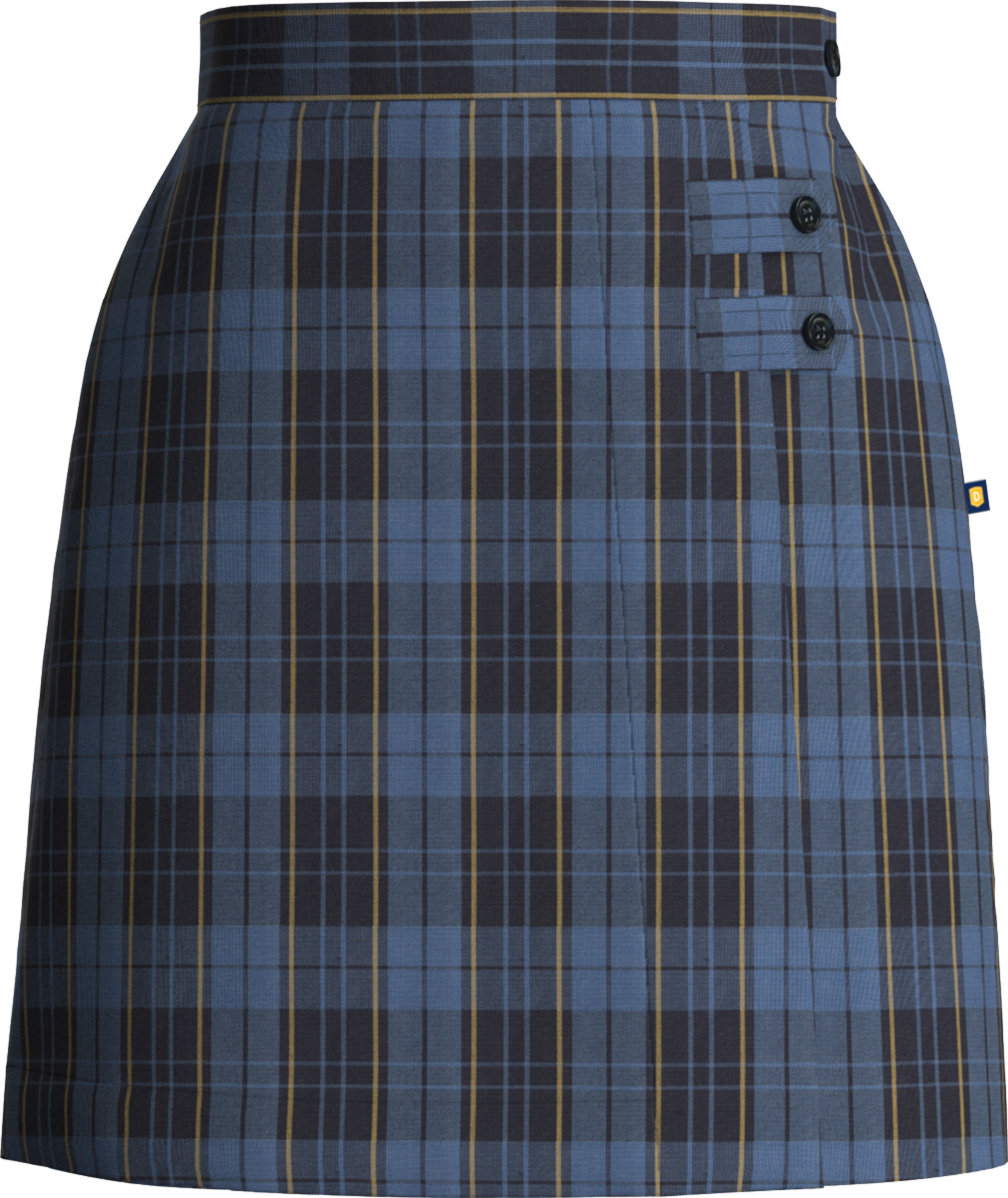 Double Tab Pleated Skort