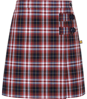 Double Tab Pleated Skort
