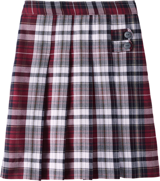 Double Tab Pleated Skort