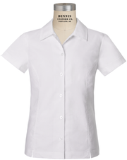 Short Sleeve Convertible Collar Taylor Blouse