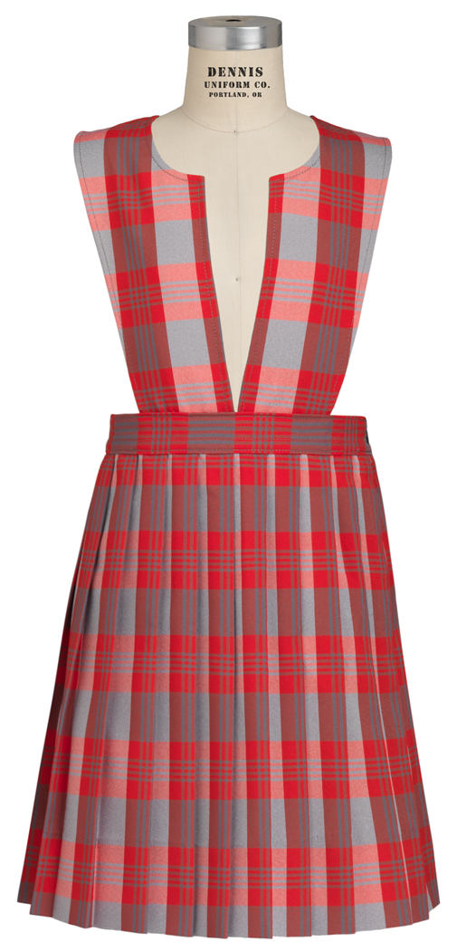 Split Front Knife Pleat Jumper