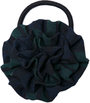 Rosette Elastic Band Hair Bow