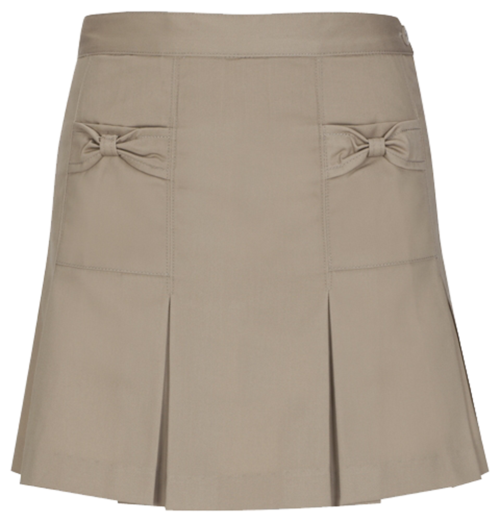 Bow Pocket Pleated Skort