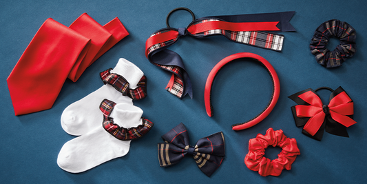 Accessories: socks, scrunchies, hairties and bows.