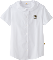 Short Sleeve Peter Pan Collar Blouse