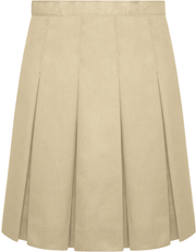 Stitched-Down Pleated Skirt
