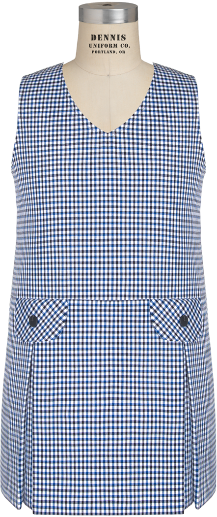 V-Neck Drop Waist Jumper