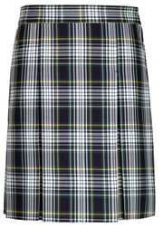 Stitched-Down Kick Pleat Skirt