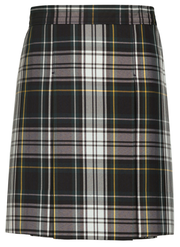 Stitched-Down Kick Pleat Skirt