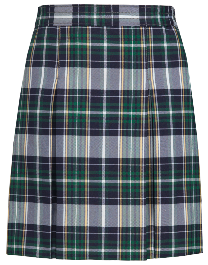 Stitched-Down Kick Pleat Skirt