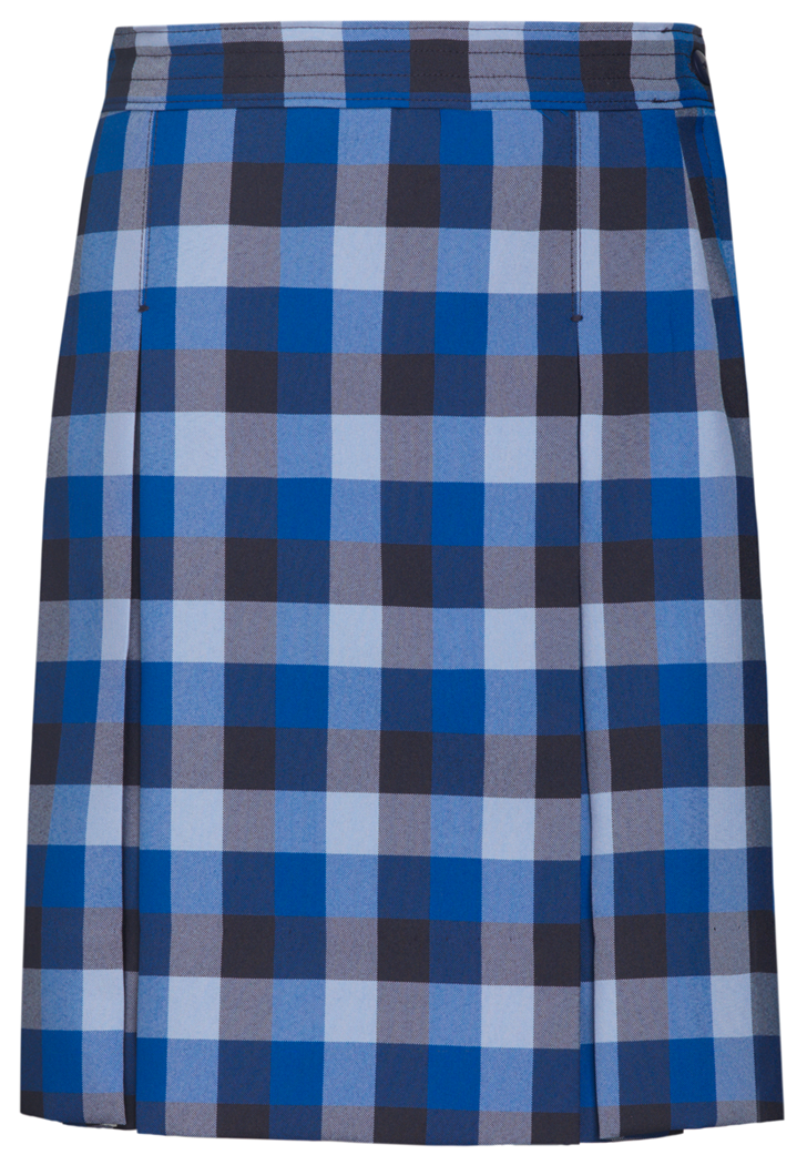 Stitched-Down Kick Pleat Skirt