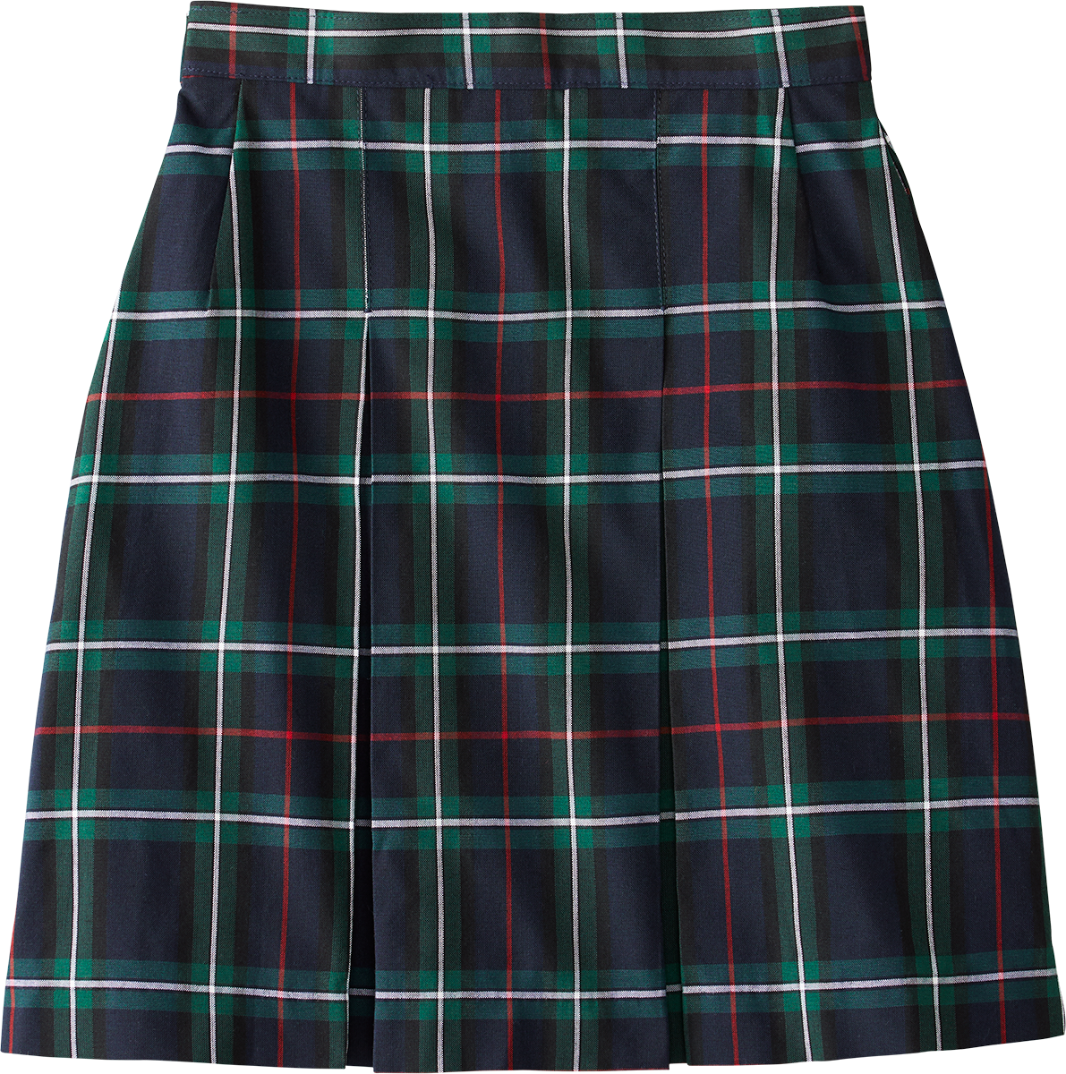 Stitched-Down Kick Pleat Skirt
