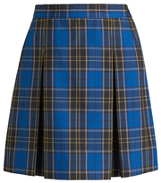 Stitched-Down Kick Pleat Skirt