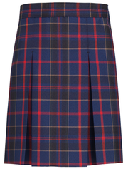 Stitched-Down Kick Pleat Skirt