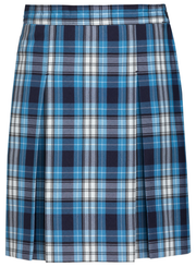 Stitched-Down Kick Pleat Skirt