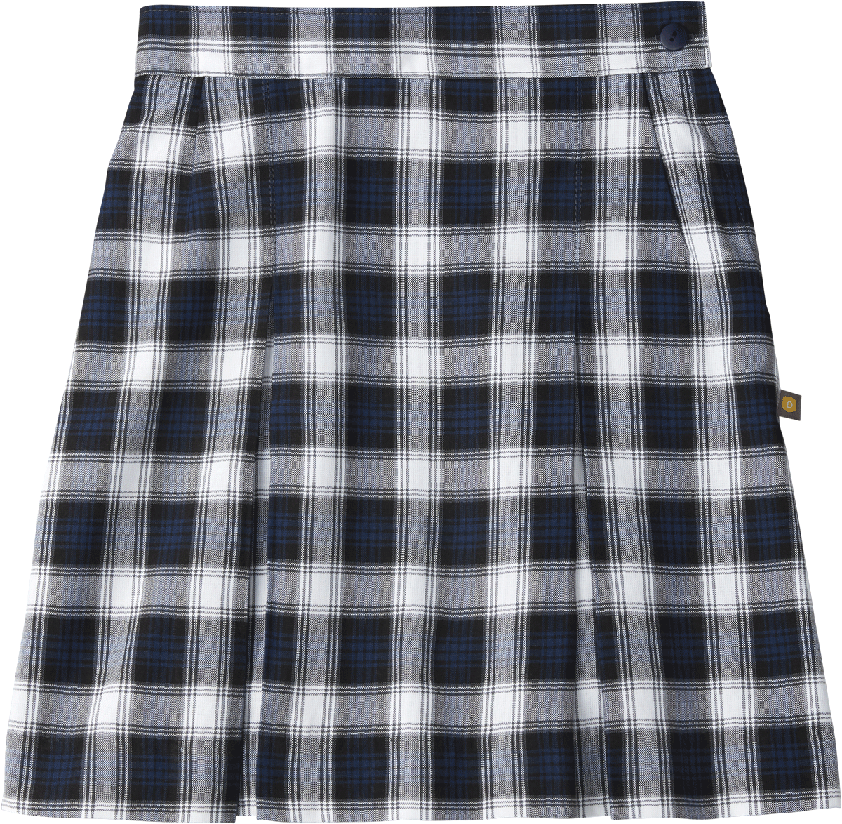Stitched-Down Kick Pleat Skirt