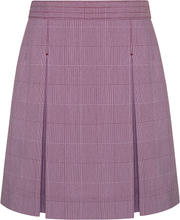 Stitched-Down Kick Pleat Skirt