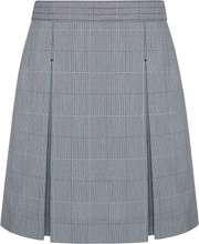 Stitched-Down Kick Pleat Skirt