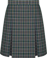 Stitched-Down Kick Pleat Skirt