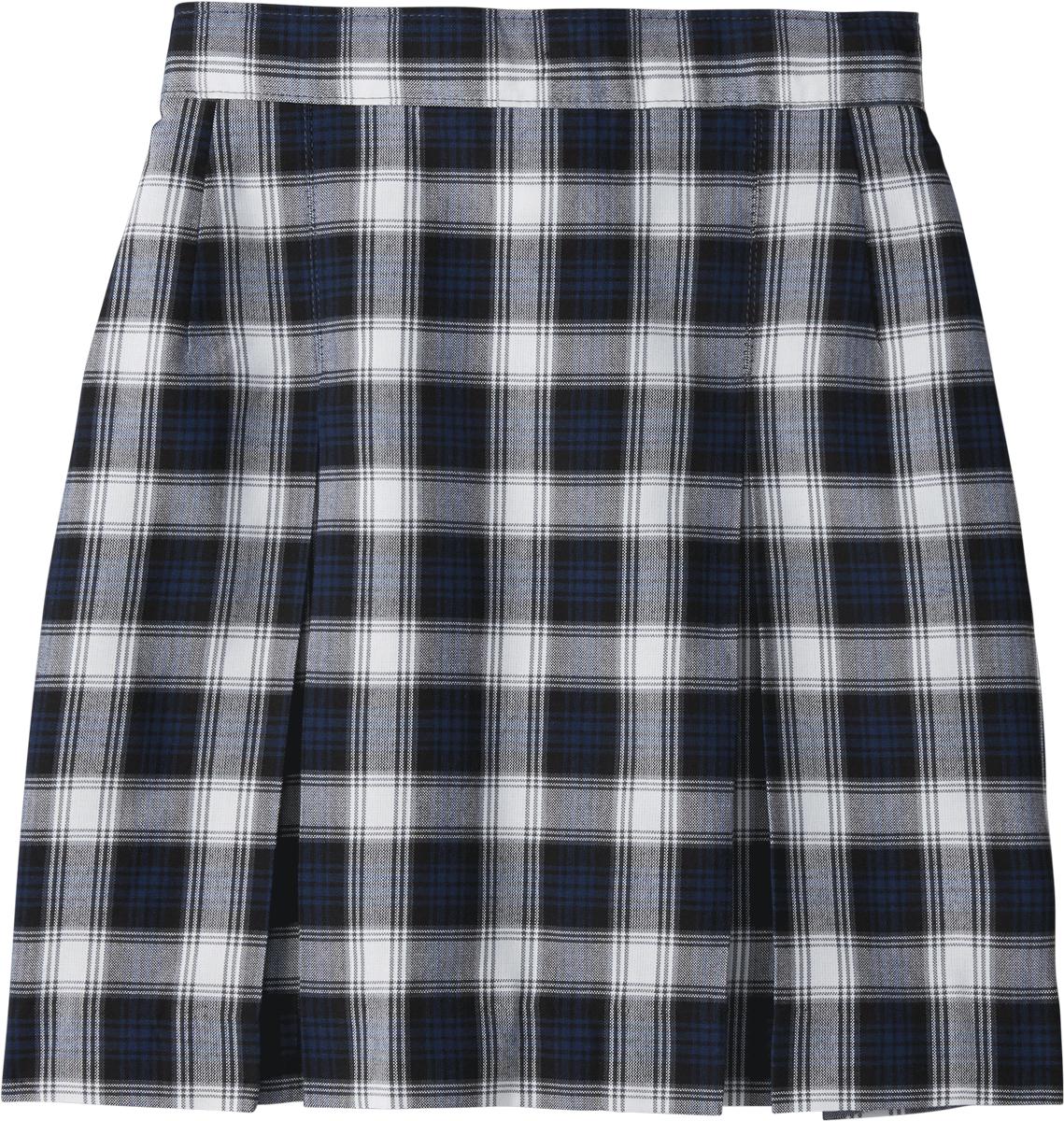 Stitched-Down Kick Pleat Skirt