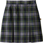 Stitched-Down Kick Pleat Skirt