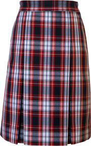 Stitched-Down Kick Pleat Skirt