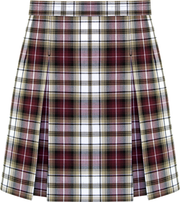 Stitched-Down Kick Pleat Skirt