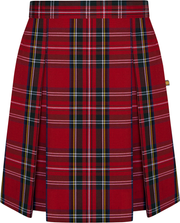 Stitched-Down Kick Pleat Skirt