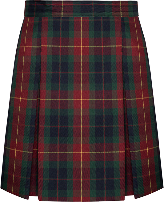 Stitched-Down Kick Pleat Skirt
