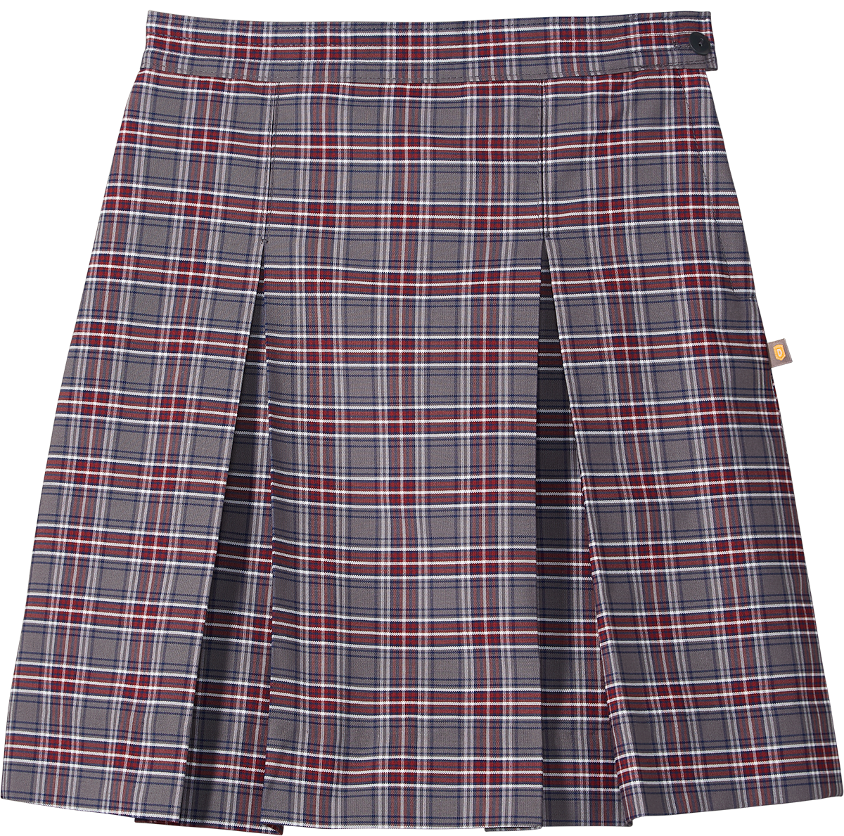 Stitched-Down Kick Pleat Skirt