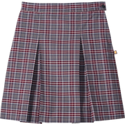 Stitched-Down Kick Pleat Skirt