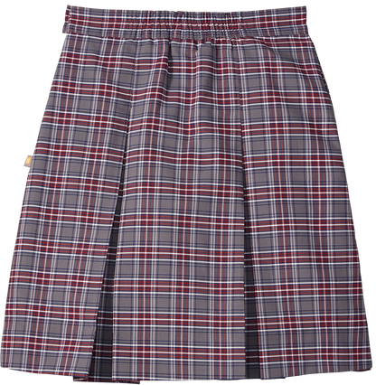 Stitched-Down Kick Pleat Skirt