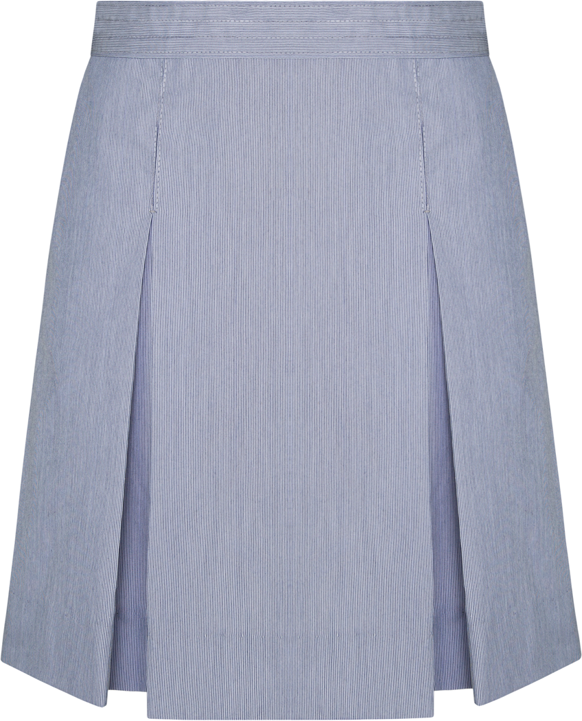 Stitched-Down Kick Pleat Skirt