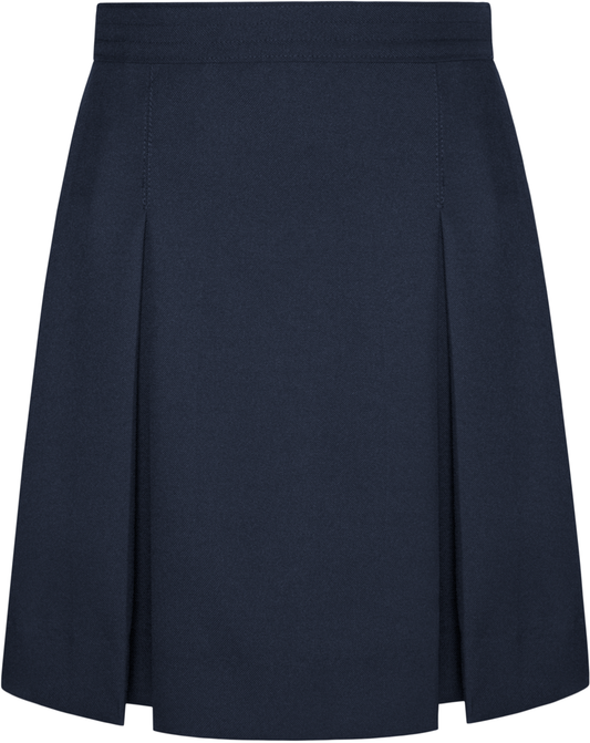 Extra Long Stitched-Down Kick Pleat Skirt
