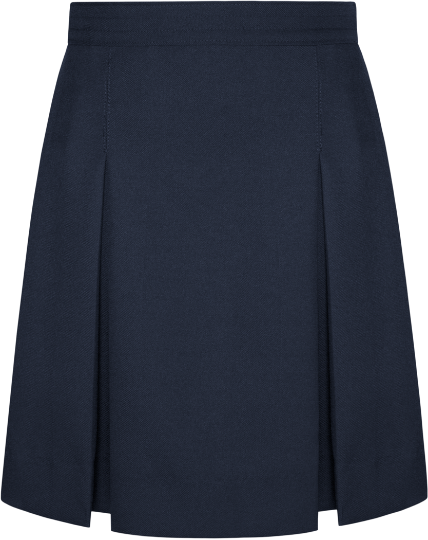 Extra Long Stitched-Down Kick Pleat Skirt