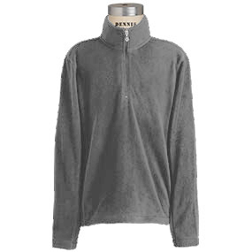 1/4 Zip Mock Neck Microfleece Pullover