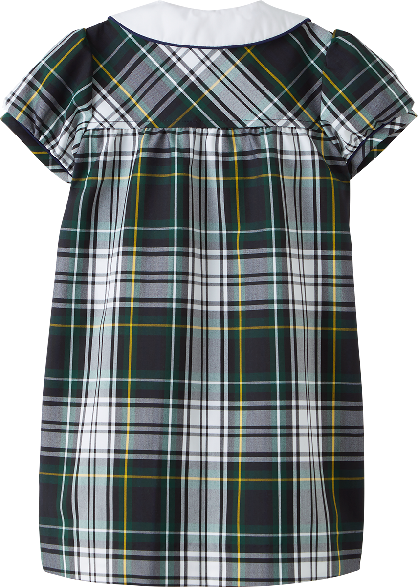 Short Sleeve Peter Pan Collar Dress DENNIS Uniform Liquidation Sale
