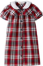 Short Sleeve Peter Pan Collar Dress