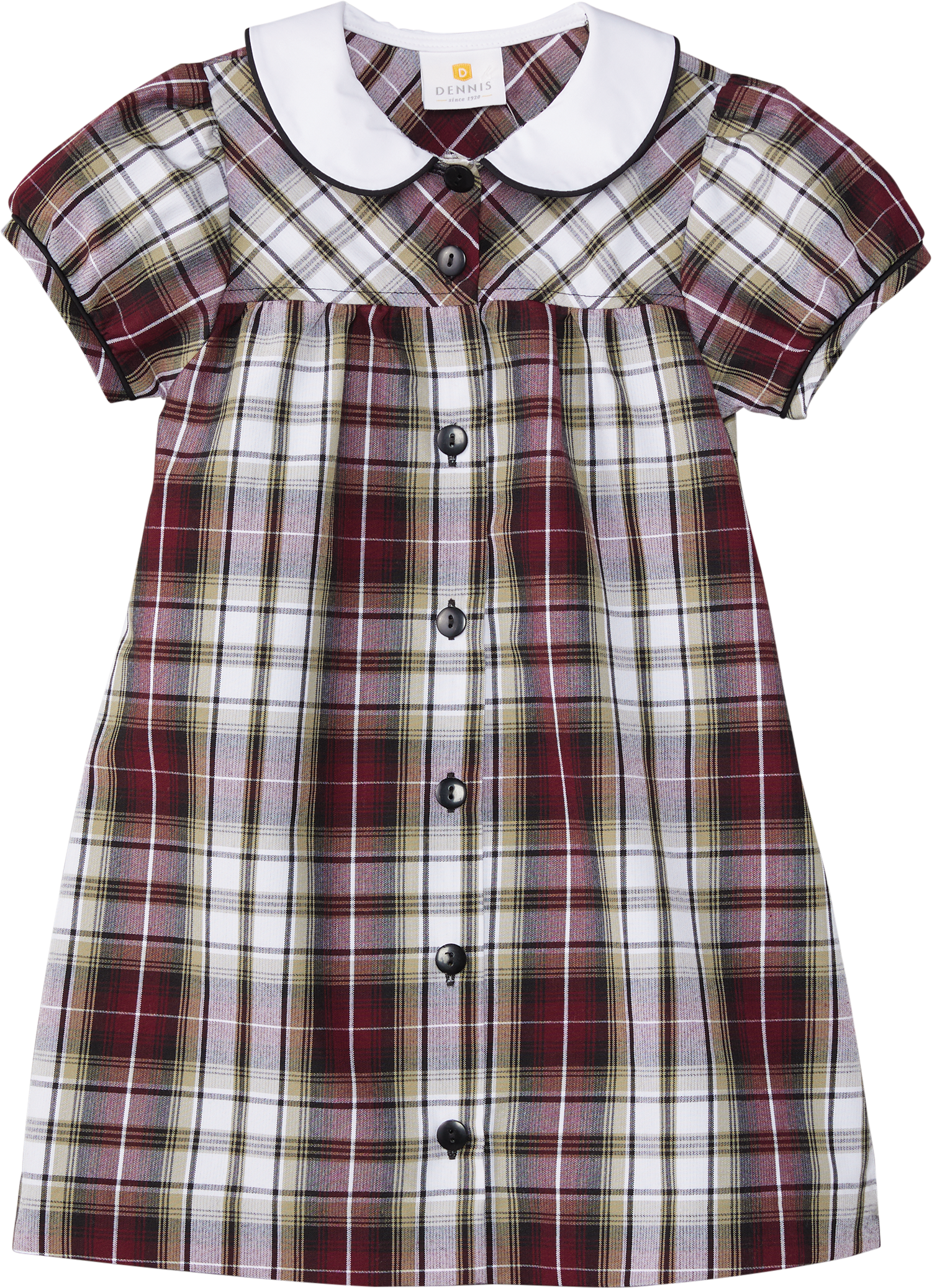 Short Sleeve Peter Pan Collar Dress