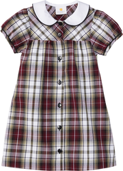 Short Sleeve Peter Pan Collar Dress